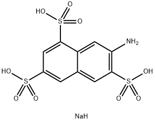 2-萘胺-3,6,8-三磺酸 结构式