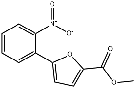 5-(2-NITRO-PHENYL)FURAN-2-CARBOXYLIC ACID METHYL ESTER 结构式