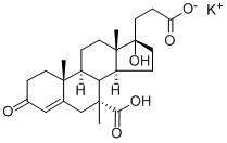 化合物 MEXRENOATE POTASSIUM 结构式