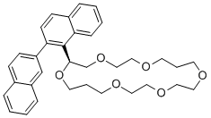 (S)-2,2'-联萘-20-冠-6 结构式