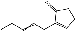 2-[(Z)-2-戊烯基]环戊烯-1-酮 结构式