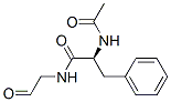 N-acetylphenylalanylglycinal 结构式