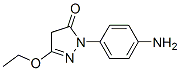 1-(p-aminophenyl)-3-ethoxy-2-pyrazolin-5-one 结构式