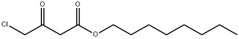 N-OCTYL 4-CHLOROACETOACETATE 结构式