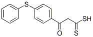 3-oxo-3-[p-(phenylthio)phenyl]dithiopropionic acid 结构式