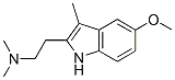 5-Methoxy-N,N,3-trimethyl-1H-indole-2-ethanamine 结构式