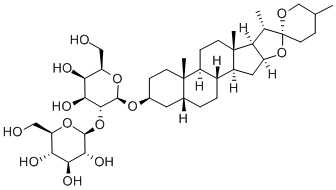 知母皂苷 A-III 结构式