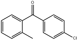 (4-氯苯基)(2-甲基苯基)甲酮 结构式