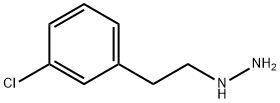 1-(3-chlorophenethyl)hydrazine hydrochloride 结构式