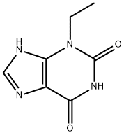 3-Ethyl-3,7-dihydro-1H-purine-2,6-dione 结构式