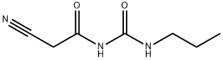 2-cyano-N-[(propylamino)carbonyl]acetamide 结构式