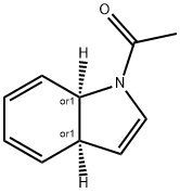 1H-Indole, 1-acetyl-3a,7a-dihydro-, cis- (9CI) 结构式