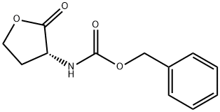 (R)-2-氧代四氢呋喃-3-基氨基甲酸苄酯 结构式