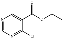 4-氯嘧啶-5-甲酸乙酯 结构式