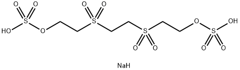 2,2'-(Ethylenebissulfonyl)bisethanol bis(sulfate)bissodium 结构式