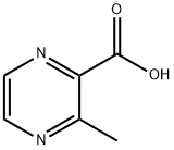 3-甲基吡嗪-2-羧酸 结构式