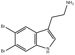 5,6-Dibromo-1H-indole-3-ethanamine 结构式