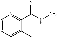 N'-氨基-3-甲基吡啶-2-羧酰亚胺酰胺 结构式