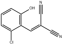 2-CHLORO-6-HYDROXYBENZALMALONONITRILE 结构式