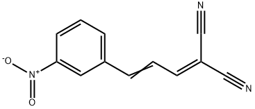 3-NITROCINNAMALMALONONITRILE 结构式