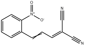 2-NITROCINNAMALMALONONITRILE 结构式