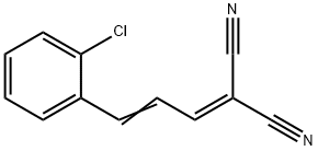 2-CHLOROCINNAMALMALONONITRILE 结构式