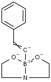 ~-苯乙烯硼酸二乙醇胺酯 结构式