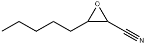 Oxiranecarbonitrile,  3-pentyl-  (9CI) 结构式