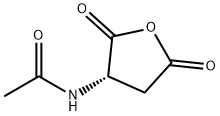 N-(2,5-二氧代氧杂戊环-3-基)乙酰胺 结构式