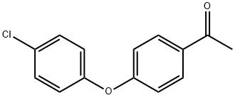 4'-(4-氯苯氧基)苯乙酮 结构式