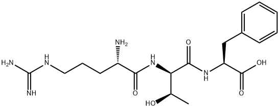 Arginyl-threonyl-phenylalanine 结构式