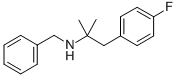 N-苄基-1-(4-氟苯基)-2-甲基-2-氨基丙烷 结构式