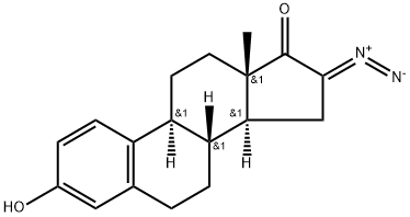 16-diazoestrone 结构式