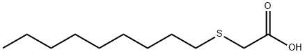 nonylthioacetic acid 结构式