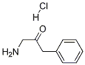 1-氨基-3-苯丙基-2-酮盐酸盐 结构式