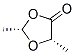 cis-2,5-dimethyl-1,3-dioxolan-4-one  结构式