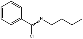 N-Butylbenzimidoyl chloride 结构式