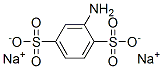 2-氨基-1,4-苯二磺酸双钠盐 结构式