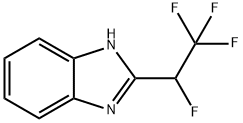 2-(1,1,2,2-tetrafluoroethyl)benzimidazole 结构式