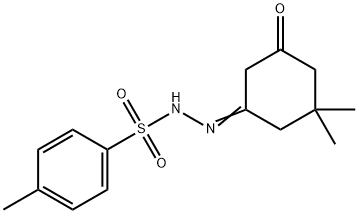 N'-(3,3-二甲基-5-氧代环己基亚基)-4-甲基苯磺酰肼 结构式
