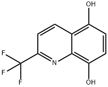 2-(三氟甲基)喹啉-5,8-二醇 结构式