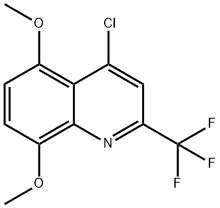 4-chloro-5,8-diMethoxy-2-(trifluoroMethyl)quinoline 结构式