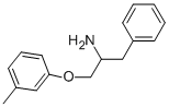 1-BENZYL-2-(3-METHYLPHENOXY)ETHYLAMINE 结构式