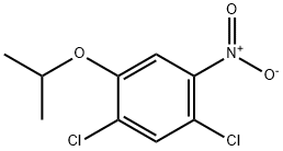 2,4-二氯-5-异丙氧基硝基苯 结构式