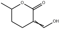 2H-Pyran-2-one, tetrahydro-3-(hydroxymethylene)-6-methyl- (9CI) 结构式