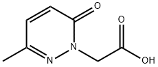 1(6H)-Pyridazineaceticacid,3-methyl-6-oxo-(9CI) 结构式