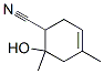 3-Cyclohexene-1-carbonitrile, 6-hydroxy-4,6-dimethyl- (9CI) 结构式