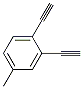 Benzene, 1,2-diethynyl-4-methyl- (9CI) 结构式