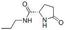 2-Pyrrolidinecarboxamide,5-oxo-N-propyl-,(2S)-(9CI) 结构式