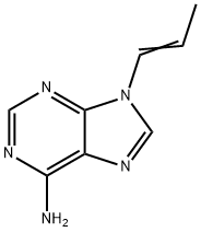 ((E)-9 - (丙-1 - 烯基)-9H-嘌呤-6 - 胺) 结构式